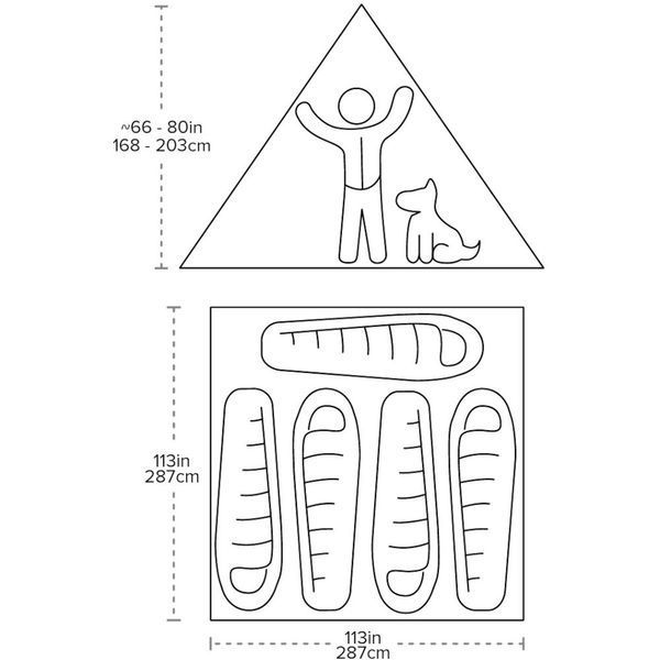 Тент Big Agnes Gold Camp 5 Tarp 021.0203 фото